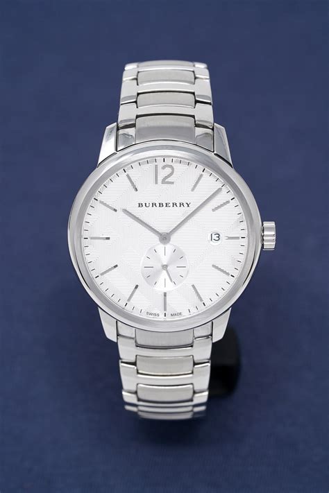 burberry watch bu 10004|Burberry BU10004 The Classic 40mm Silver Men’s Watch.